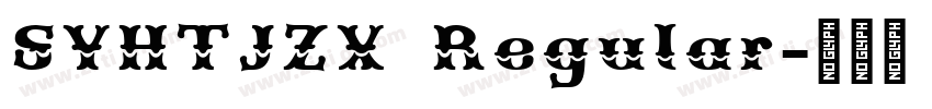 SYHTJZX Regular字体转换